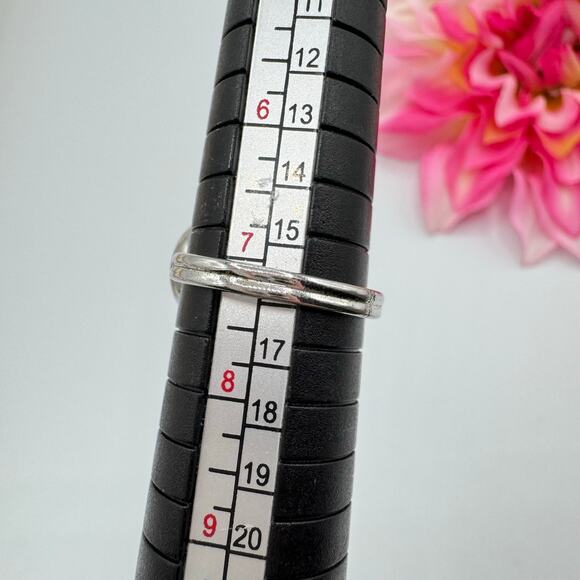 Vintage Sarah Coventry Guilloche Purple Flower Adjustable Ring Floral Romantic - Picture 8 of 9